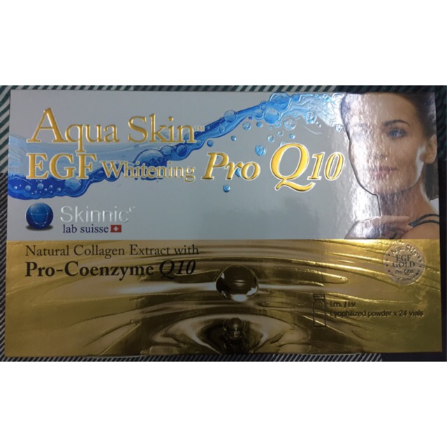 Aqua Skin EGF Whitening PRO Q10 - Thuốc tiêm làm trắng da