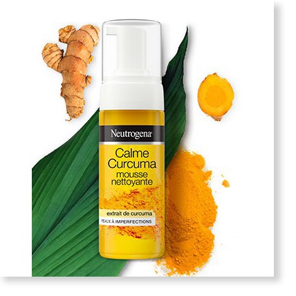 [Mã chiết khấu giảm giá chính hãng] Neutrogena Calme Curcuma Mousse Nettoyante - Sữa Rửa Mặt Tạo Bọt Từ Tinh Nghệ 150ml