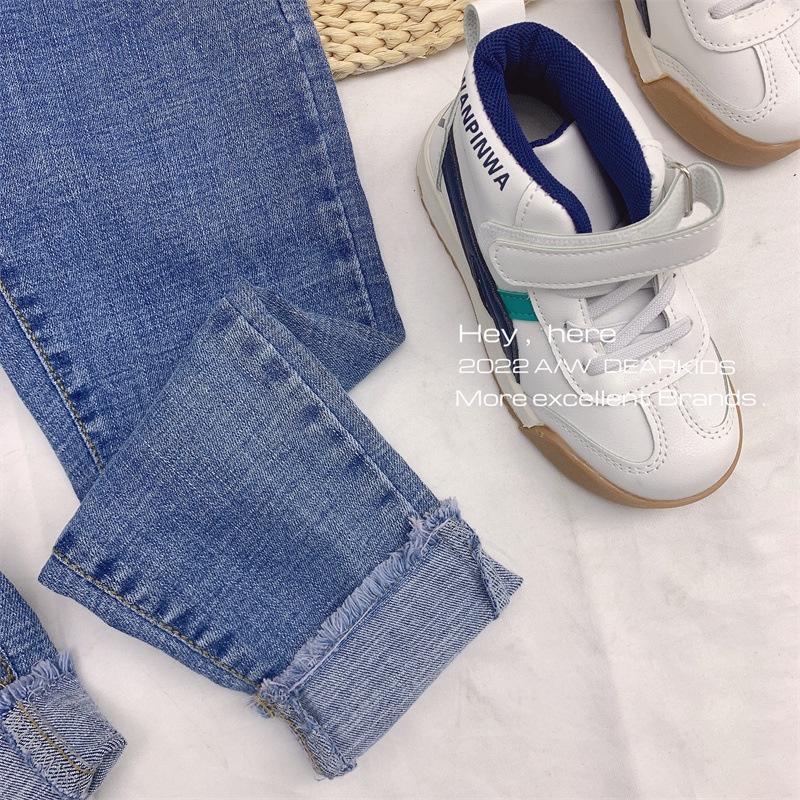 Quần jeans bé gái loại đẹp có co giãn Quần bò bé gái kunkid