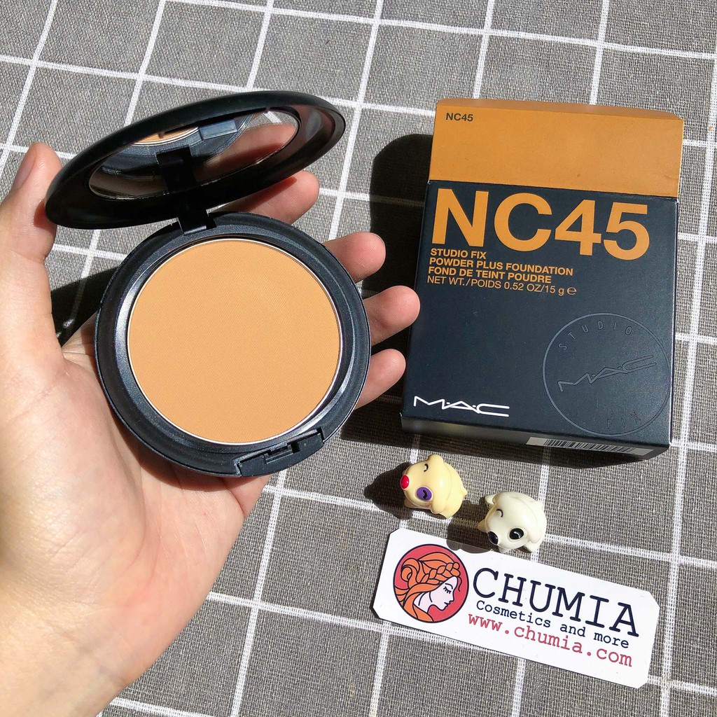 Phấn phủ kiềm dầu phấn phủ MAC Studio Fix Powder Plus Foundation - chumia