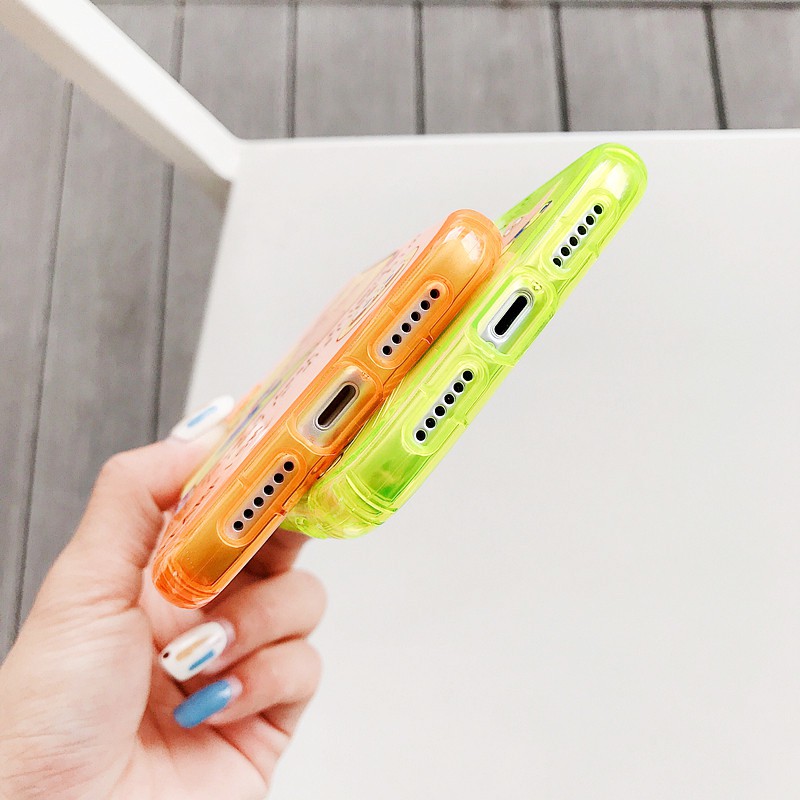 Ốp lưng iphone Bọt biển neon dẻo mềm 5/5s/6/6plus/6s/6splus/7/7plus/8/8plus/x/xr/xs/11/12/pro/max/plus/promax | BigBuy360 - bigbuy360.vn