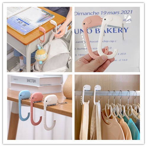 1 Móc Treo Đồ Gắn Tường Đa Năng Hình Đầu Hươu Không Để Lại Dấu Vết