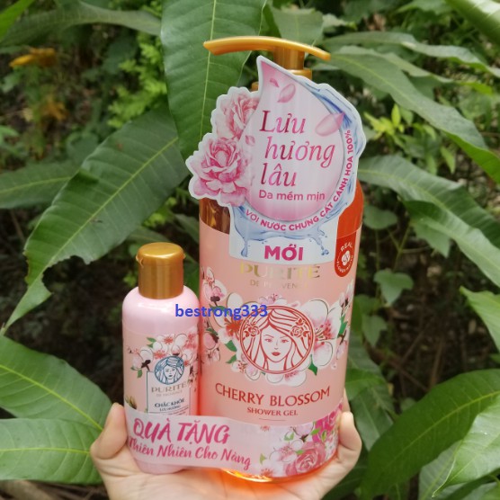 Sữa tắm Purite Provence Cherry Blossom 850ml | BigBuy360 - bigbuy360.vn