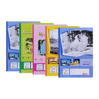 vở kẻ ngang Hồng Hà 72 trang (4 mùa)