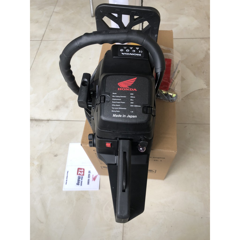 Máy cưa xích xăng HONDA 6000 ⚡️ Công suất 60cc ⚡️ FREE SHIP TOÀN QUỐC ⚡️ BẢO HÀNH TOÀN QUỐC