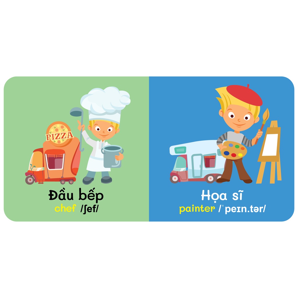 Sách - Baby'S First Picture Dictionary - Từ Điển Bằng Hình Đầu Tiên Của Bé - Nghề nghiệp - jobs (Bìa Cứng)