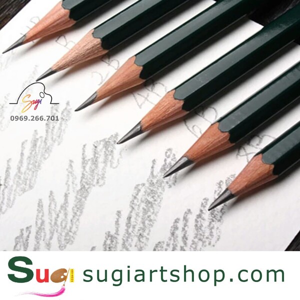 Bút Chì phác thảo Faber Castell 9000, Faber Castell Wooden Pencil