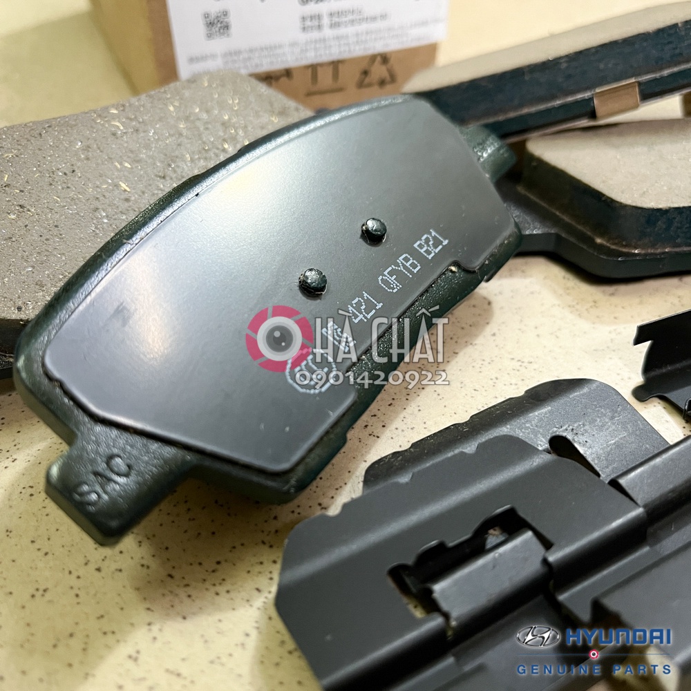 Má phanh trước & sau SANTAFE 🚘 nhập khẩu HYUNDAI MOBIS Hàn Quốc 🎯 Bảo hành 100% là hàng chính hãng