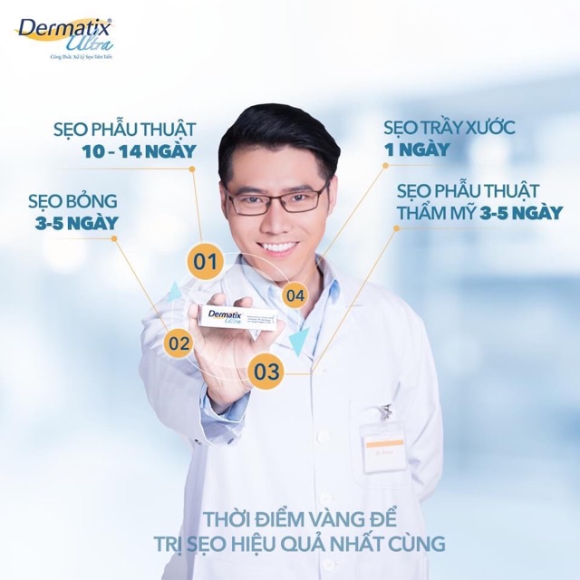 ✅ Kem Làm Mờ Sẹo Dermatix Ultra Advanced Scar Formula Gel 7g