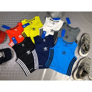 🍋 Áo thể thao nữ croptop ba lỗ thun lạnh hàng xịn!