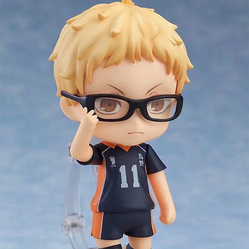 Nendoroid Mô Hình Nhân Vật Kei Tsukishima #161 anime haikyuu!! Mô Hình Nhân Vật Anime Xinh Xắn Dùng Trong Trang Trí