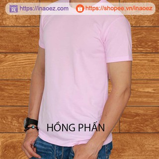 Chuẩn Áo thun trơn cổ tròn giá lẻ bằng giá sỉ ( màu hồng ) chuẩn