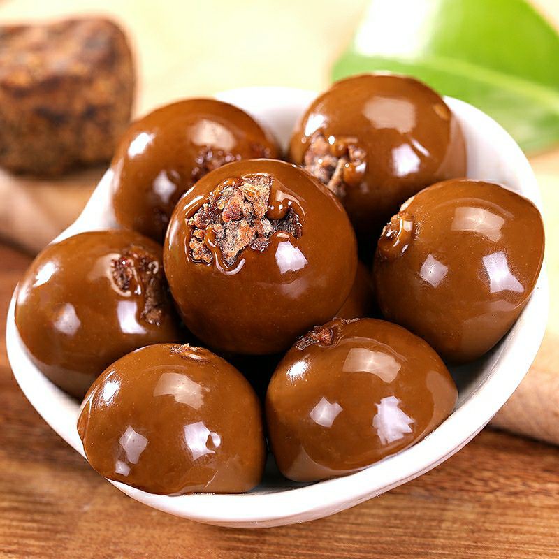 Kẹo xí muội đường nâu.