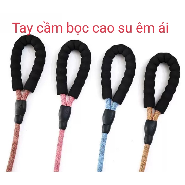 Dây Dắt Chó Đi Dạo Từ 3 Đến Trên 20kg - Tay Cầm + Đai Yếm