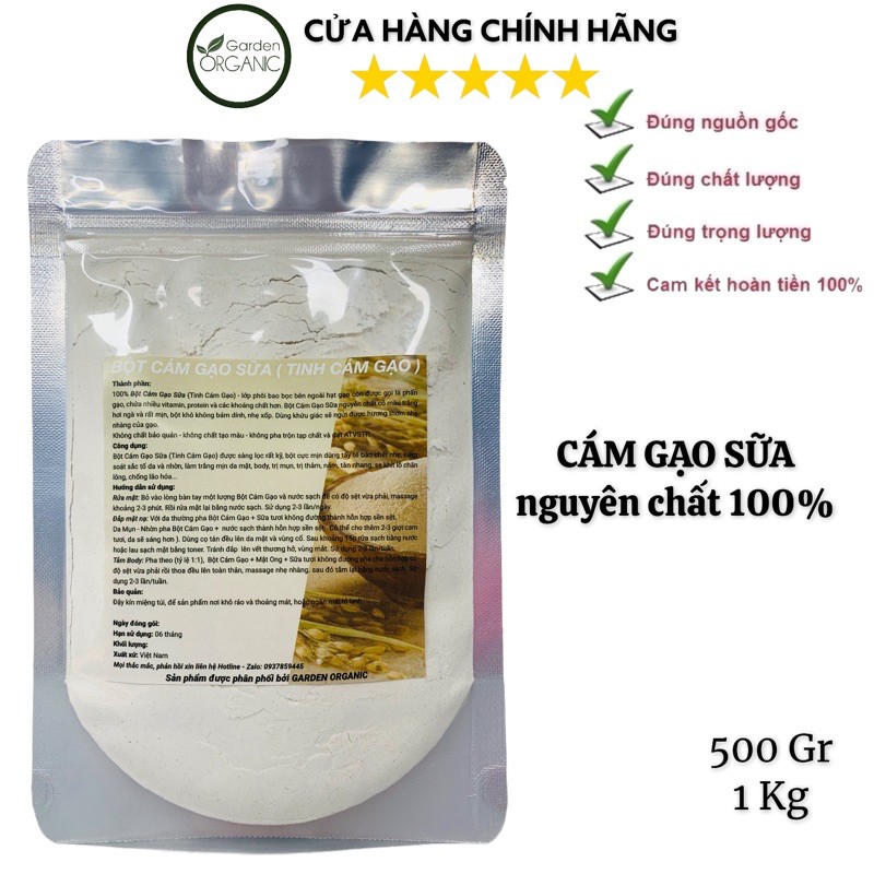 BỘT CÁM GẠO SỮA CỰC MỊN - LOẠI 1 (TẮM TRẮNG, ĐẮP MẶT, TẨY TẾ BÀO CHẾT ) handmade