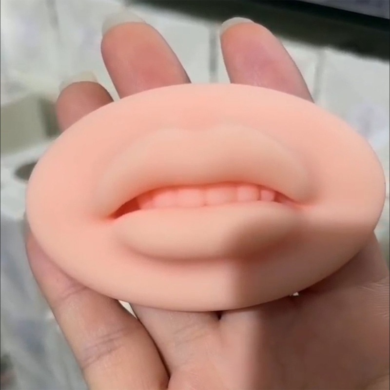 Mô Hình Đôi Môi 5D Bằng Silicone Dùng Luyện Tập Trang Điểm