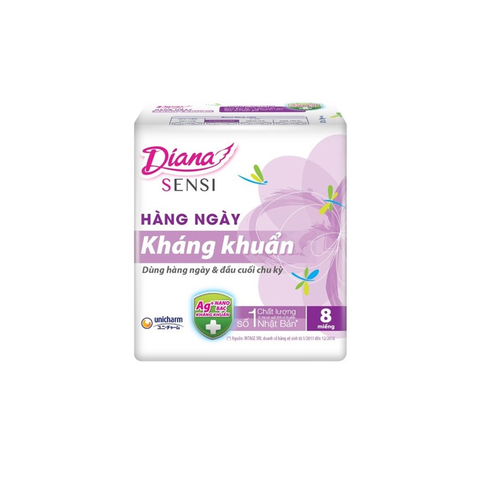 Băng Vệ Sinh Diana đủ loại (có cánh, không cánh, ngày và đêm)