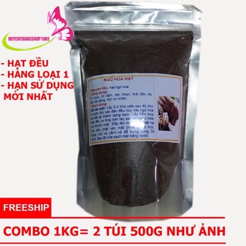 1kg ngũ hoa( hat đình dịch) đắp mặt nạ