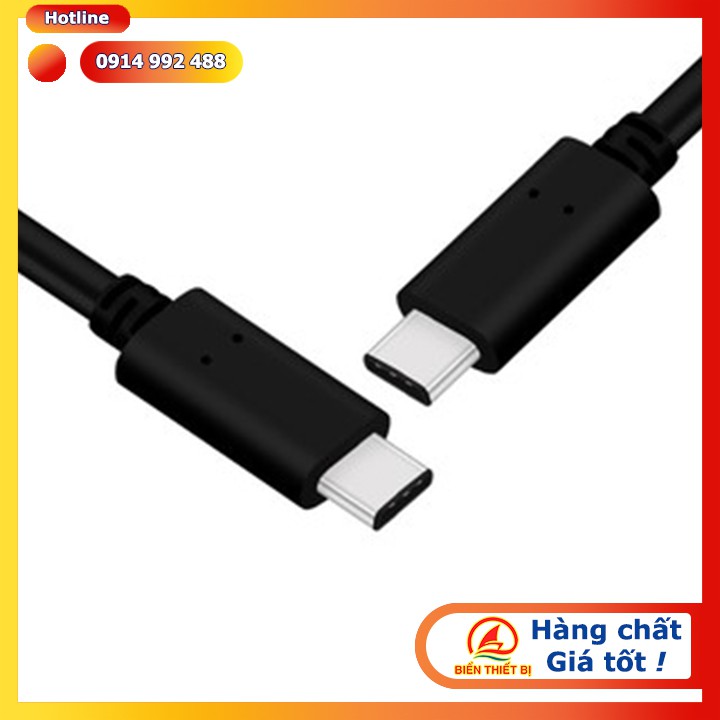 Cáp  USB 3.1 Type C to Type C 1M Gen 2 tốc độ 10Gbps Chính hãng Western Digital