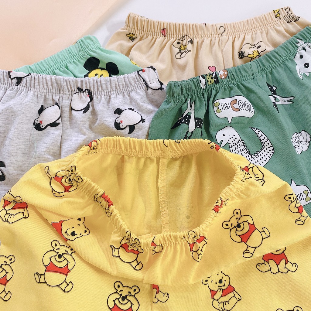 Bộ Cộc Cotton 100% Hàng Minky Mom Họa Tiết Động Vật Ghi-Cánh Cụt Cho Bé (Sz 8-18kg) (1465)