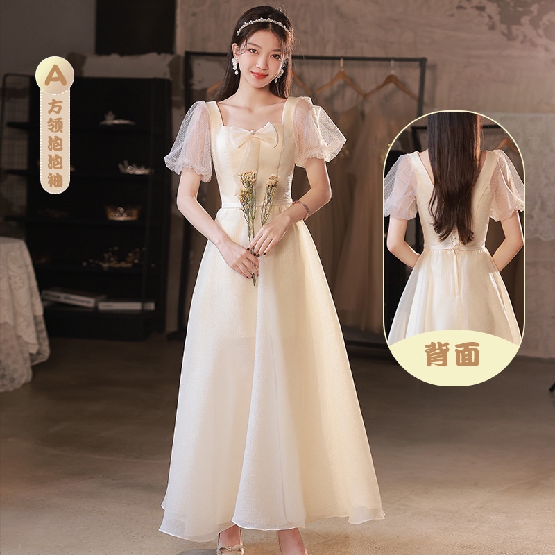 Đầm Phù Dâu Thiết Kế Mới Xinh Xắn Thời Trang Dành Cho Nữ