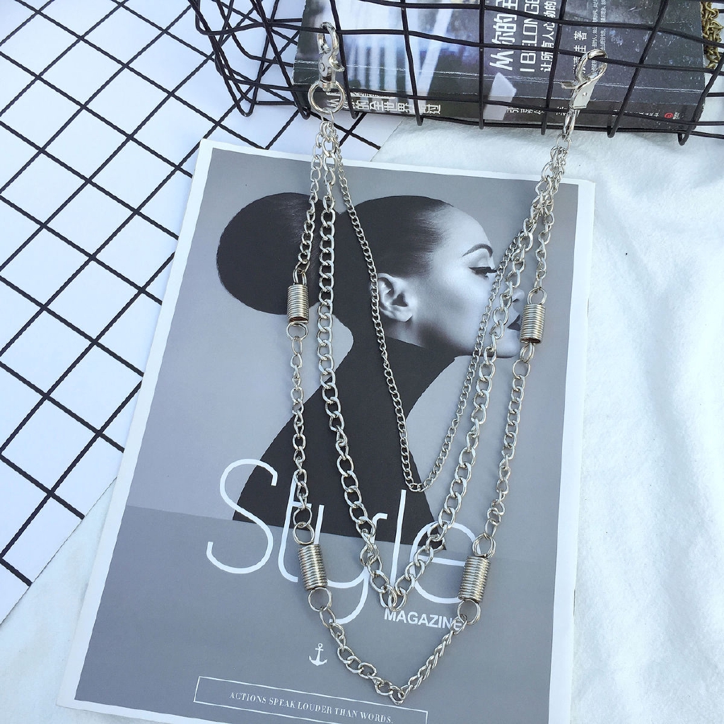 Thắt Lưng Hai Lớp Phong Cách Hip Hop