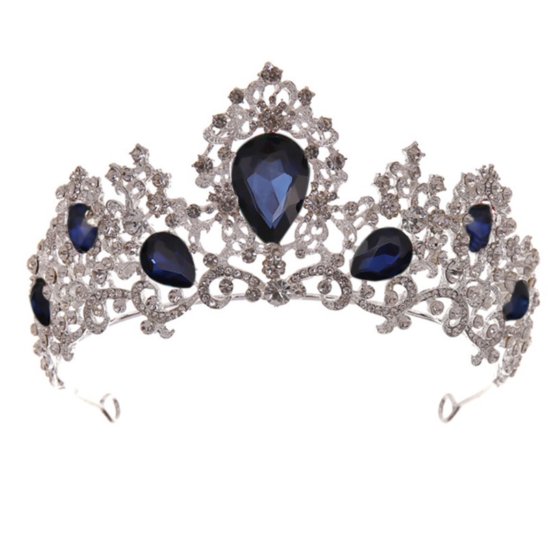 Băng Đô Cài Tóc Bằng Kim Loại Đính Đá Pha Lê Sang Trọng