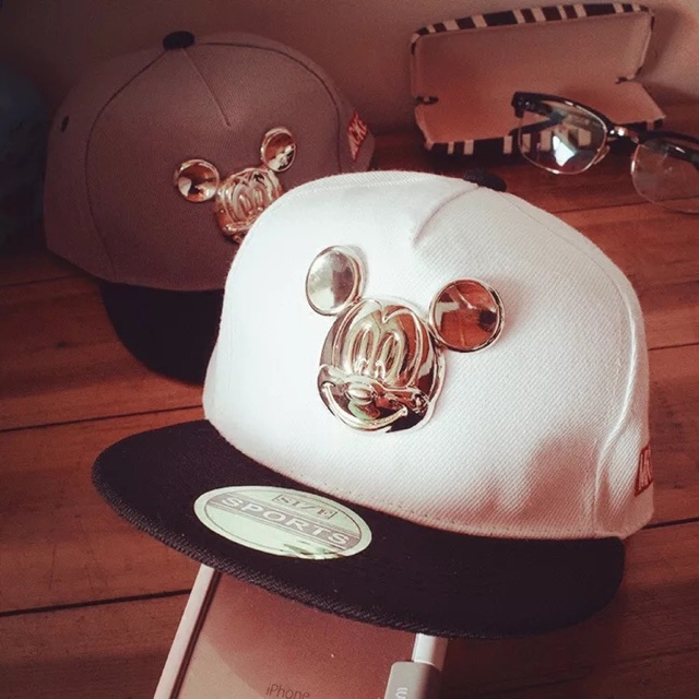 Mũ snapback mickey cho bé