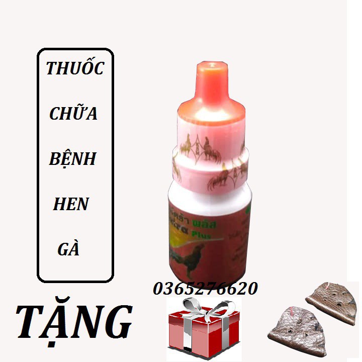 COMBO 4 LỌ CHỮA HEN CHO GÀ-HEN ĐỎ-TẶNG BAO MỎ DA