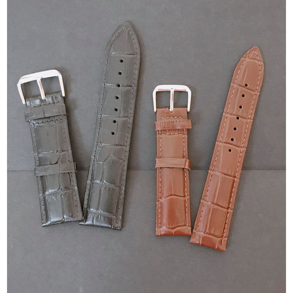 Dây da đồng hồ nam nữ  dây da hãng aono 12/14/16/18/20/22