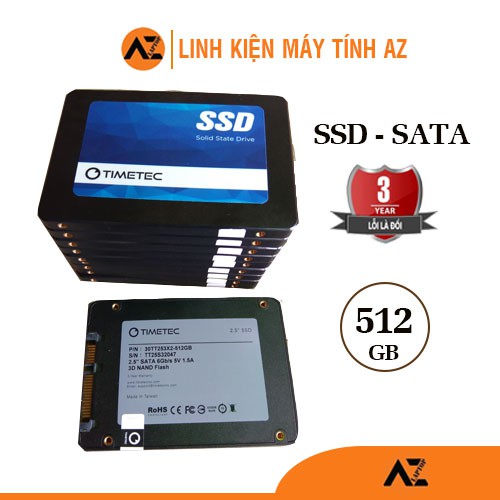 Ổ cứng gắn trong SSD 512 GB SATA 6Gb/s (Bảo hành 12 tháng)