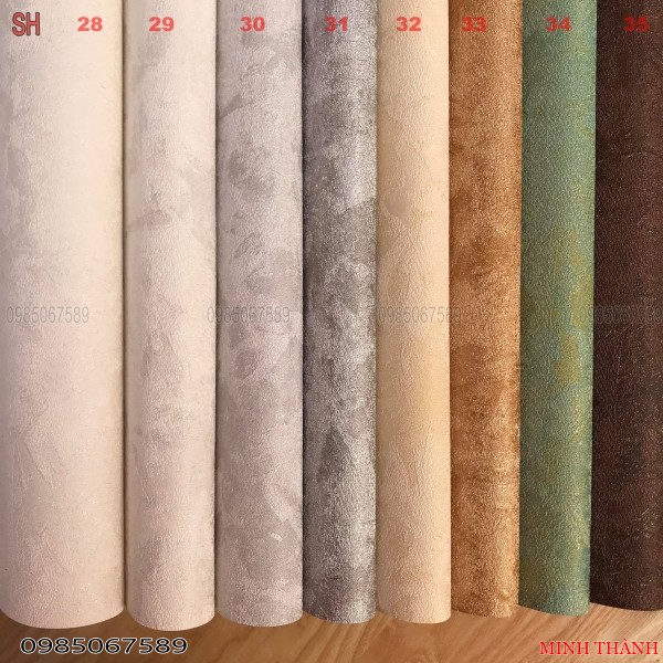 Giấy dán tường giả xi măng bê tông, lụa không keo .khổ 53 cm ,dán phòng khách ,phòng ngủ