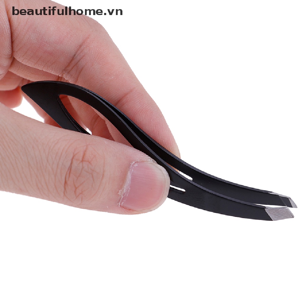 (Hàng Mới Về) Dụng Cụ Tỉa Lông Mày / Mặt Bằng Thép Không Gỉ An Toàn Tiện Lợi