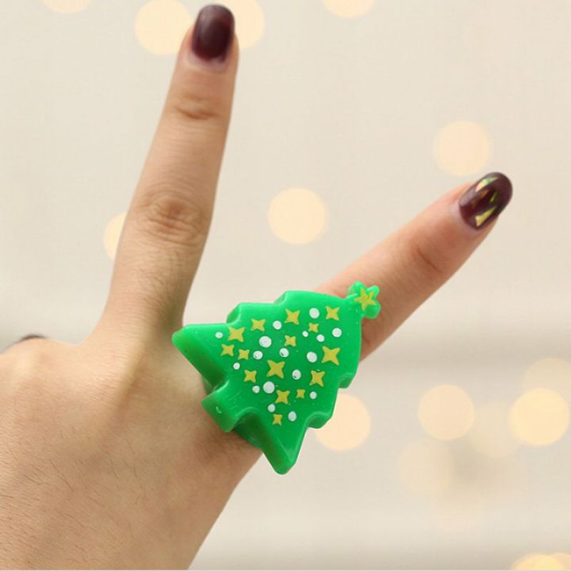 Nhẫn noel có đèn led cho trẻ em và người lớn