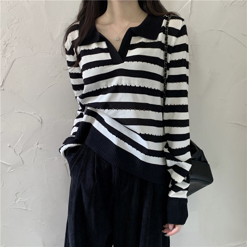 NRVP Áo Sweater Dài Tay Phong Cách Hàn Quốc Sành Điệu Dành Cho Nữ