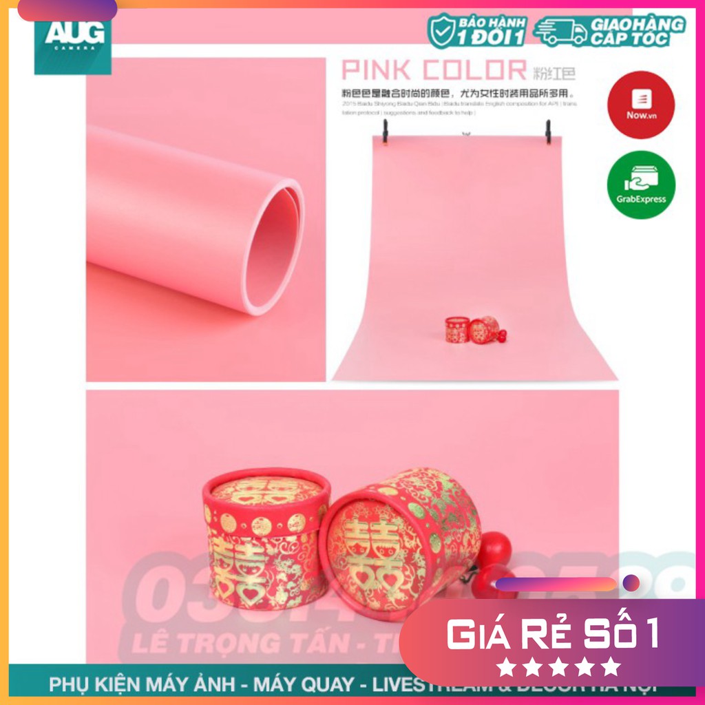 Phông nền nhựa PVC trơn treo giá khung chụp ảnh sản phẩm hàn quốc instagram giấy PVC nhiệt - AUG Camera Hà nội
