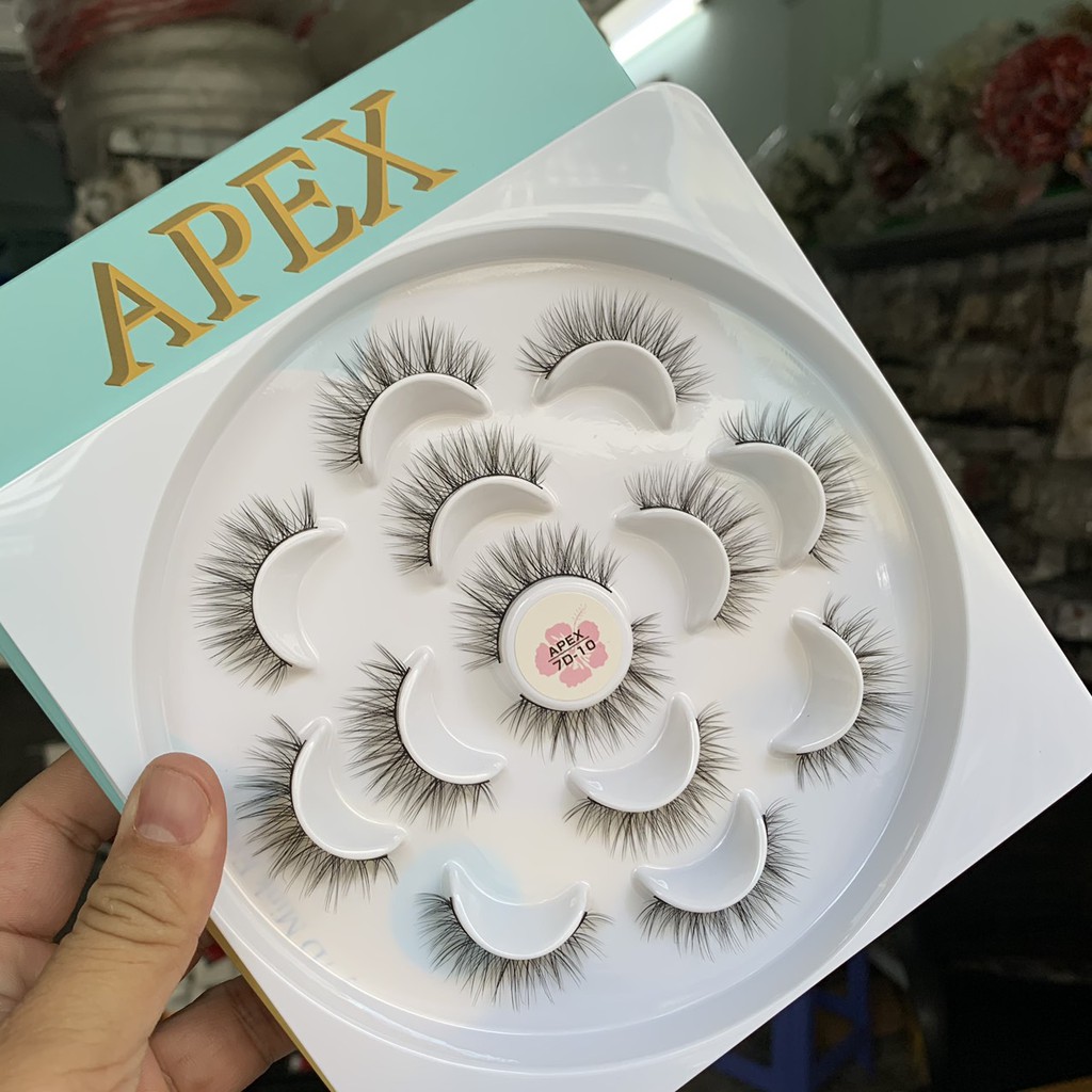 Lông Mi APEX loại hộp 7 đôi cao cấp chuyên dùng cho các tiệm áo cưới Giangpkc