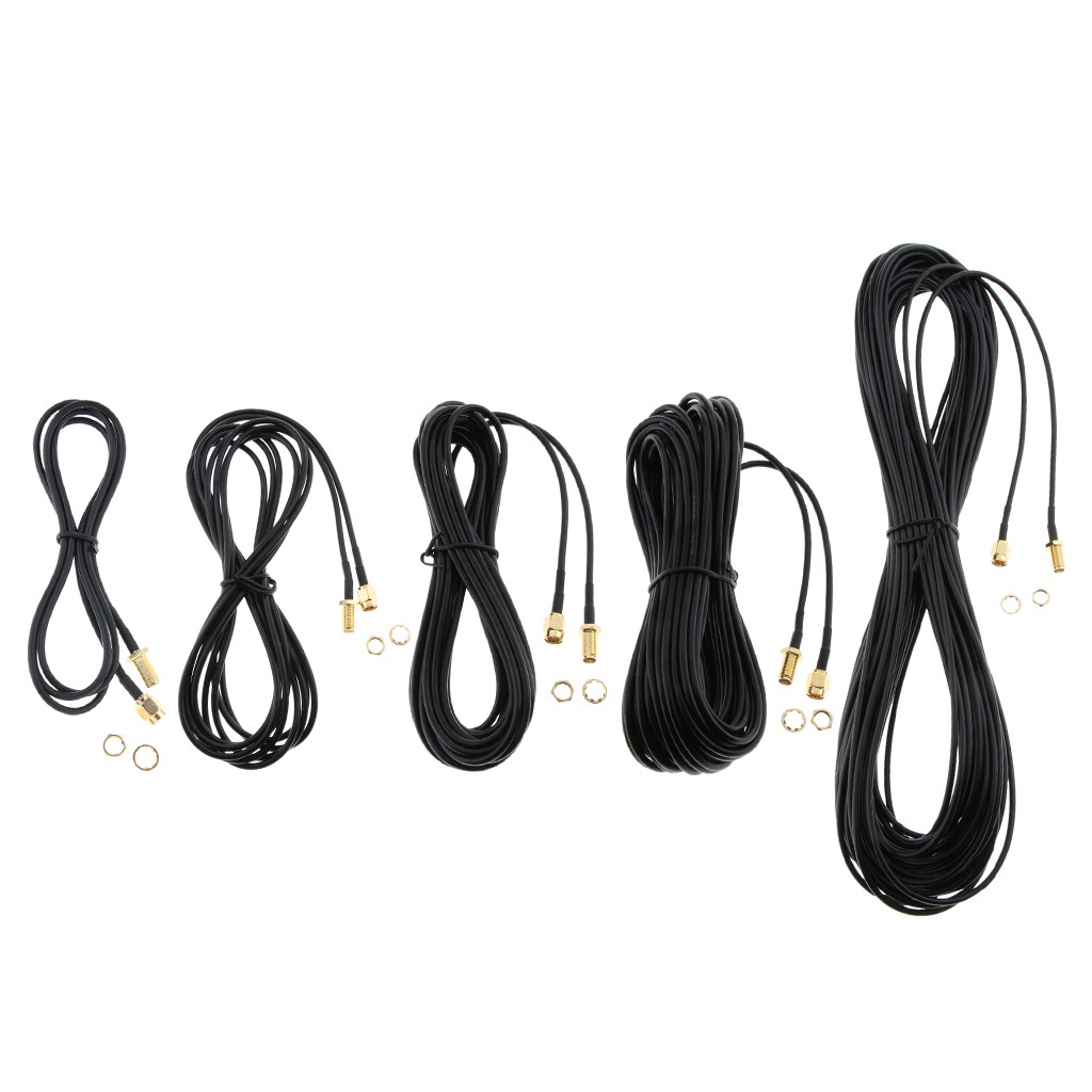 Cáp Nối Dài Ăng Ten WiFi Không Dây 3.3ft Bubble Shop61 RP-SMA