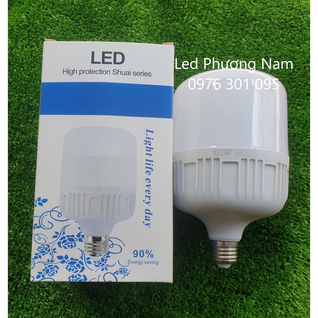 Bóng Đèn Led Trụ 50w (Trắng - Vàng) (Thiếu Wát - Đủ Wát)