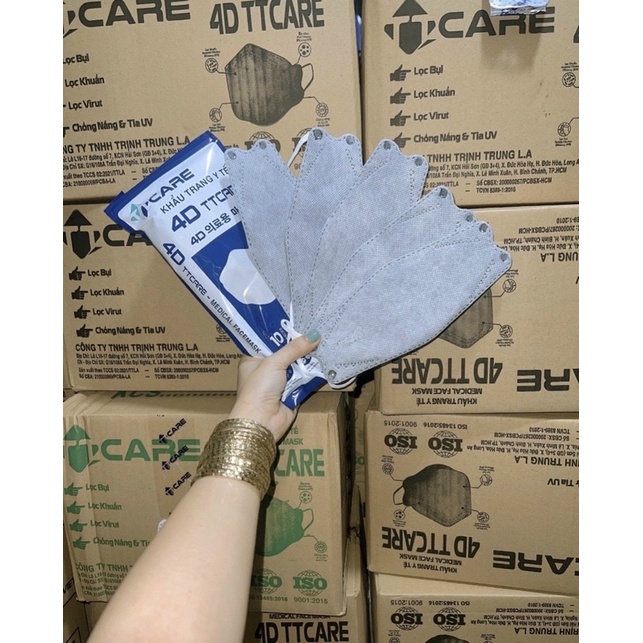 10 cái KHẨU TRANG 4D TT CARE