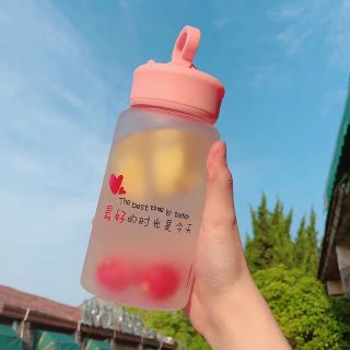[CÓ SẴN] Bình nước thủy tinh cute