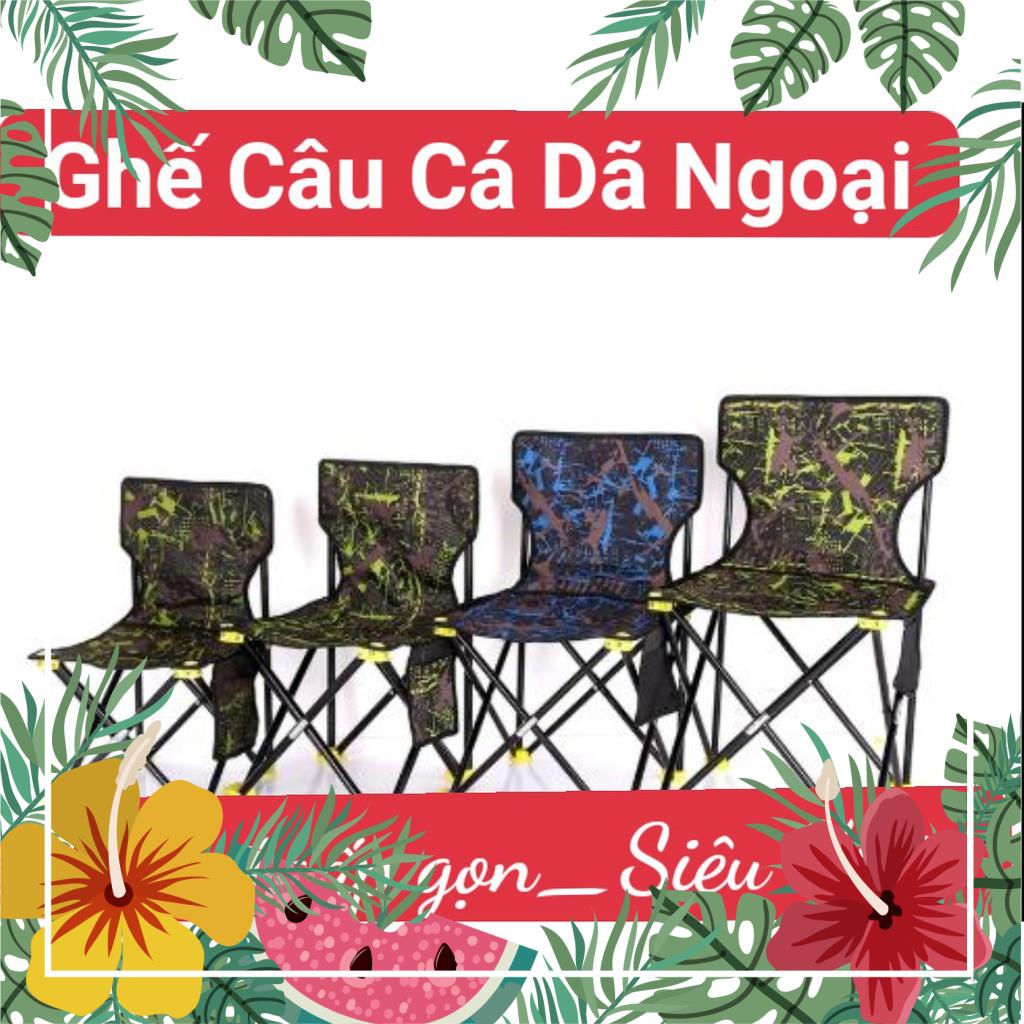 Ghế câu cá rằn ri gấp gọn siêu bền 🌟 Gía siêu rẻ_hàng chất lượng🌟ghế câu cá dã ngoại
