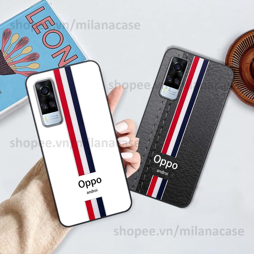 Ốp Vivo Y51 2020 in giả da phong cách thể thao, cá tính, thời trang