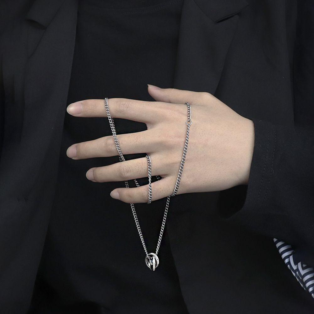 Vòng cổ Dày Dặn Thiết Kế Đơn Giản Sáng Tạo Phong Cách Hàn Quốc Cho Nam Nữ