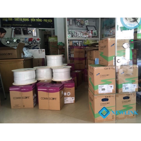 Dây Mạng Cat6 Bấm Sẵn 2 Đầu 10m 15m 20m 25m 30m - Cáp mạng Commscope cAT6 NGOÀI TRỜI
