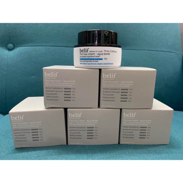 Kem Belif The True Cream Aqua Bomb - đầy đủ bil Duty