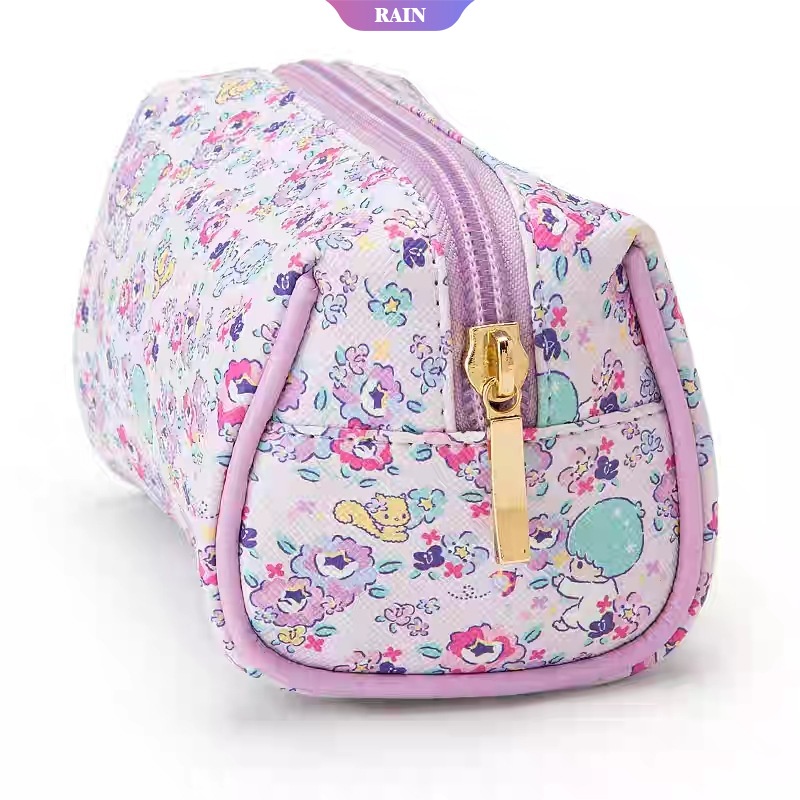 Túi Đựng Bút Chì / Mỹ Phẩm Sức Chứa Lớn In Họa Tiết Hoạt Hình Sanrio Hello Kitty My Melody Nhỏ Nhắn Có Khóa Kéo [RAIN]