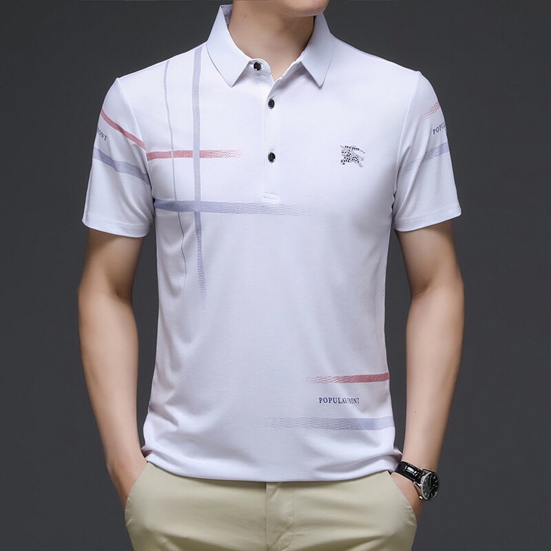 Áo Thun polo Có Cổ Thời Trang Hàn Quốc Sành Điệu Cho Nam
