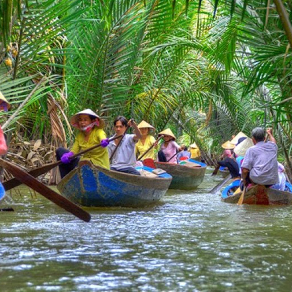 TIỀN GIANG -  khám phá Cù Lao Thới sơn - chèo xuồng ba lá | Việt Úc Tourist
