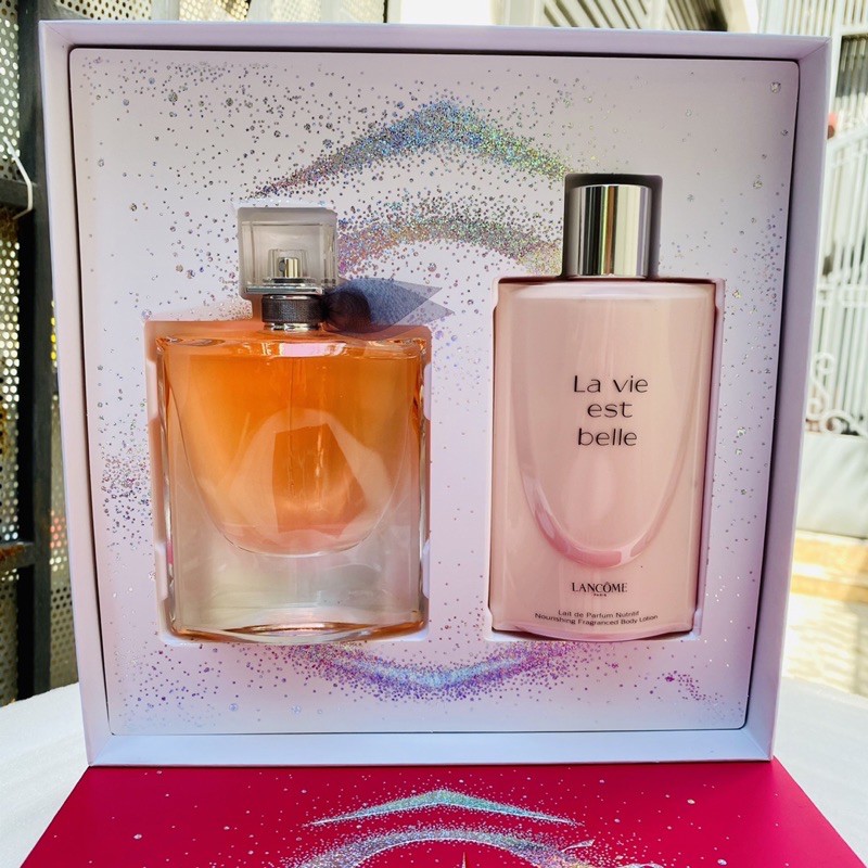 Set Nước hoa Nữ LANCOME La Vie Est Belle 100ml kèm dưỡng thể 200ml